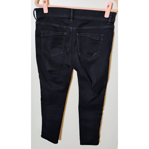 Women's Express Blue Jeans MIA Mid-Rise Cropped Legging Extreme Stretch Size 8R - Picture 2 of 7